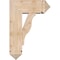 Ekena Millwork Funston Arts and Crafts Smooth Bracket w/ Offset Brace, Douglas Fir, 7 1/2"W x 18"D x 26"H BKT0806X18X26FST03SDF - alternate 3